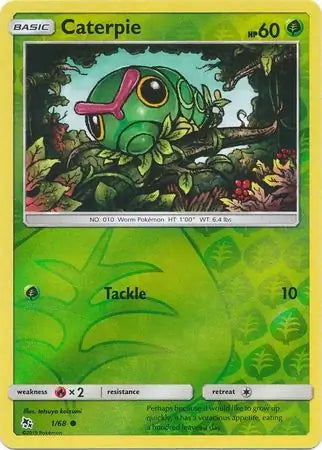 Caterpie 1/68 (Hidden Fates)  - Reverse Holofoil | Good Games Adelaide SA
