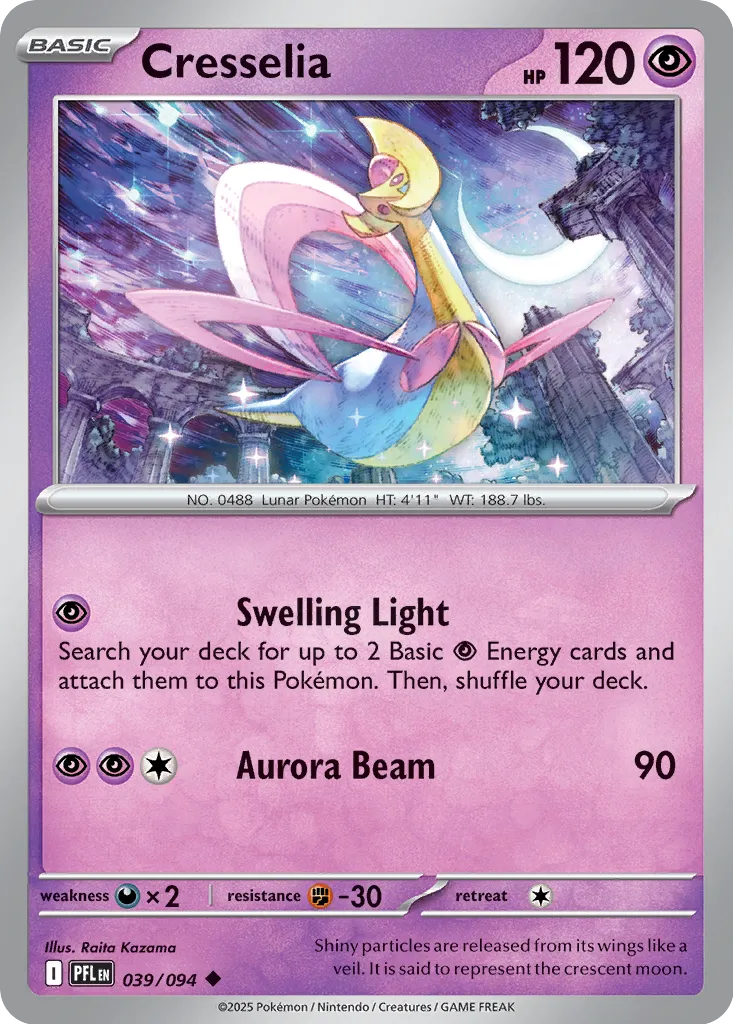 Cresselia 039/094 (ME02: Phantasmal Flames)  | Good Games Adelaide SA