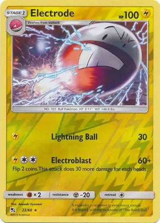 Electrode 22/68 (Hidden Fates)  - Reverse Holofoil | Good Games Adelaide SA