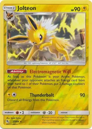 Jolteon 23/68 (Hidden Fates)  - Reverse Holofoil | Good Games Adelaide SA