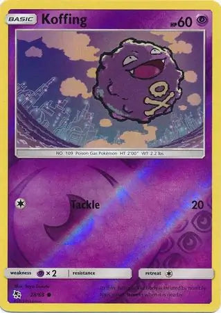 Koffing 28/68 (Hidden Fates)  - Reverse Holofoil | Good Games Adelaide SA