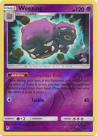 Weezing 29/68 (Hidden Fates)  - Reverse Holofoil | Good Games Adelaide SA