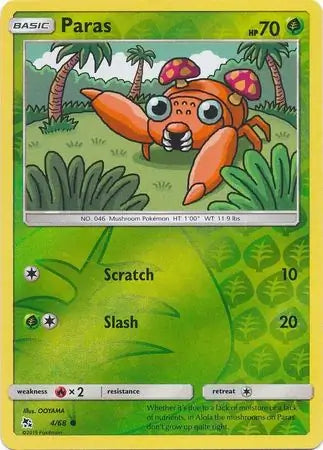 Paras 4/68 (Hidden Fates)  - Reverse Holofoil | Good Games Adelaide SA