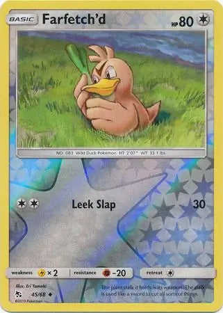 Farfetch'd 45/68 (Hidden Fates)  - Reverse Holofoil | Good Games Adelaide SA