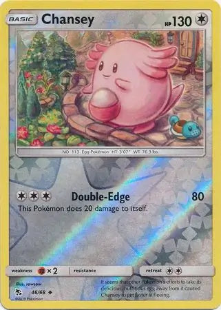 Chansey 46/68 (Hidden Fates)  - Reverse Holofoil | Good Games Adelaide SA