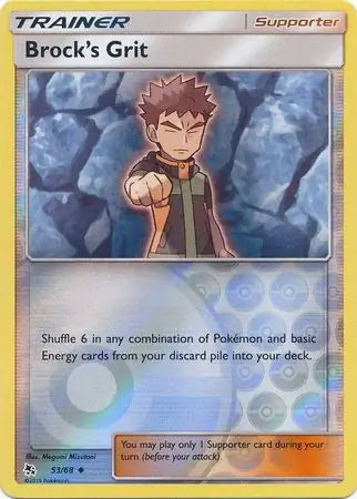 Brock's Grit 53/68 (Hidden Fates)  - Reverse Holofoil | Good Games Adelaide SA