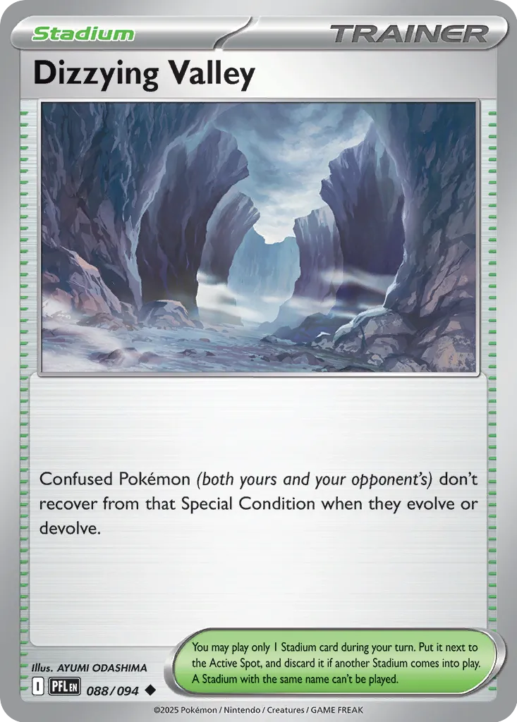 Dizzying Valley 088/094 (ME02: Phantasmal Flames)  | Good Games Adelaide SA