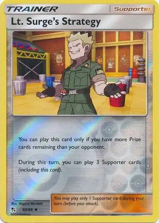 Lt. Surge's Strategy 60/68 (Hidden Fates)  - Reverse Holofoil | Good Games Adelaide SA