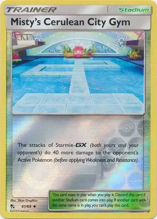 Misty's Cerulean City Gym 61/68 (Hidden Fates)  - Reverse Holofoil | Good Games Adelaide SA