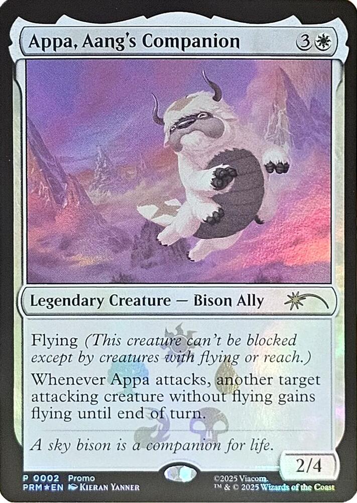 Appa Aangs Companion 2 (Media Promos)  - Foil | Good Games Adelaide SA