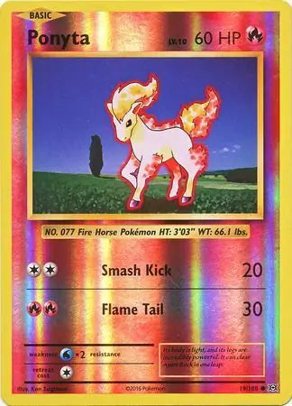Ponyta 19/108 (XY - Evolutions)  - Reverse Holofoil | Good Games Adelaide SA
