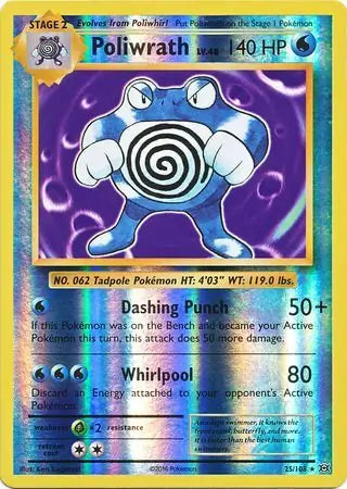Poliwrath 25/108 (XY - Evolutions)  - Reverse Holofoil | Good Games Adelaide SA