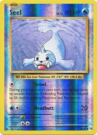 Seel 28/108 (XY - Evolutions)  - Reverse Holofoil | Good Games Adelaide SA