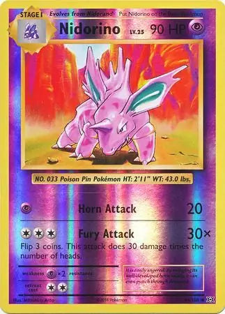 Nidorino 44/108 (XY - Evolutions)  - Reverse Holofoil | Good Games Adelaide SA
