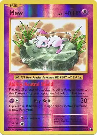 Mew 53/108 (XY - Evolutions)  - Reverse Holofoil | Good Games Adelaide SA