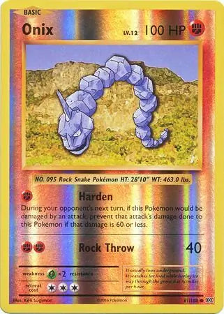 Onix 61/108 (XY - Evolutions)  - Reverse Holofoil | Good Games Adelaide SA