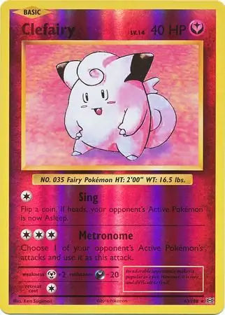 Clefairy 63/108 (XY - Evolutions)  - Reverse Holofoil | Good Games Adelaide SA