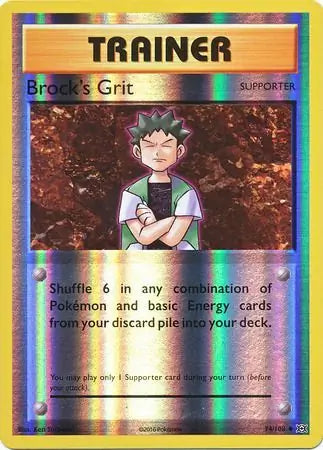 Brock's Grit 74/108 (XY - Evolutions)  - Reverse Holofoil | Good Games Adelaide SA