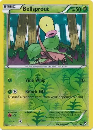 Bellsprout 1/111 (XY - Furious Fists)  - Reverse Holofoil | Good Games Adelaide SA