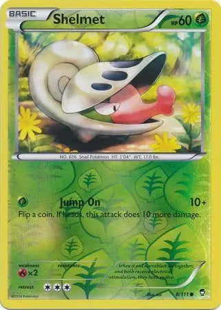 Shelmet 8/111 (XY - Furious Fists)  - Reverse Holofoil | Good Games Adelaide SA