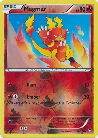 Magmar 10/111 (XY - Furious Fists)  - Reverse Holofoil | Good Games Adelaide SA