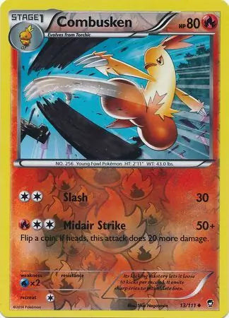 Combusken 13/111 (XY - Furious Fists)  - Reverse Holofoil | Good Games Adelaide SA