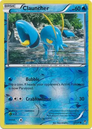 Clauncher 23/111 (XY - Furious Fists)  - Reverse Holofoil | Good Games Adelaide SA