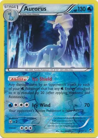 Aurorus 26/111 (XY - Furious Fists)  - Reverse Holofoil | Good Games Adelaide SA