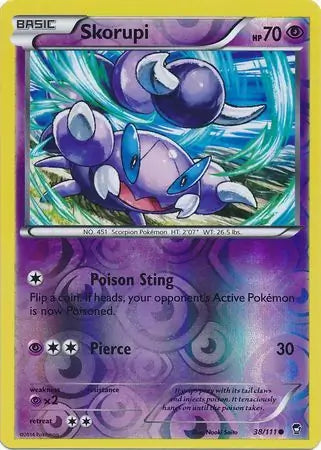 Skorupi 38/111 (XY - Furious Fists)  - Reverse Holofoil | Good Games Adelaide SA