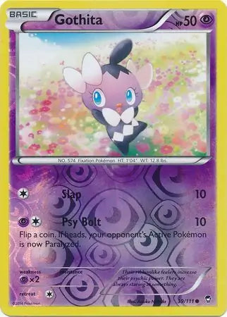 Gothita 39/111 (XY - Furious Fists)  - Reverse Holofoil | Good Games Adelaide SA