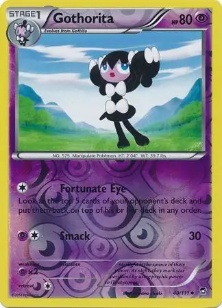 Gothorita 40/111 (XY - Furious Fists)  - Reverse Holofoil | Good Games Adelaide SA