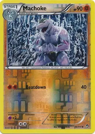 Machoke 45/111 (XY - Furious Fists)  - Reverse Holofoil | Good Games Adelaide SA