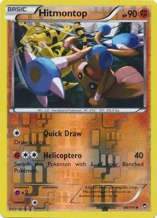 Hitmontop 49/111 (XY - Furious Fists)  - Reverse Holofoil | Good Games Adelaide SA