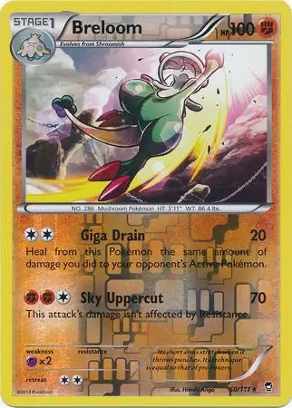 Breloom 50/111 (XY - Furious Fists)  - Reverse Holofoil | Good Games Adelaide SA
