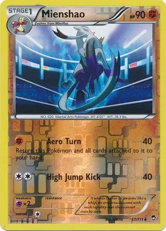 Mienshao 57/111 (XY - Furious Fists)  - Reverse Holofoil | Good Games Adelaide SA