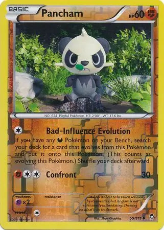 Pancham 59 59/111 (XY - Furious Fists)  - Reverse Holofoil | Good Games Adelaide SA