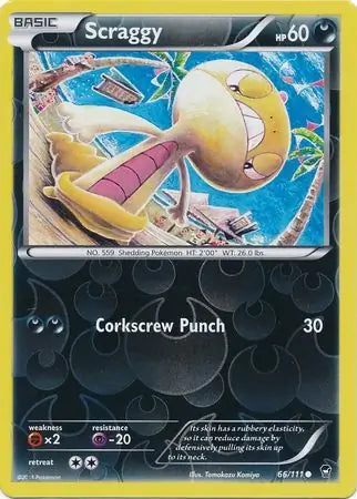 Scraggy 66/111 (XY - Furious Fists)  - Reverse Holofoil | Good Games Adelaide SA