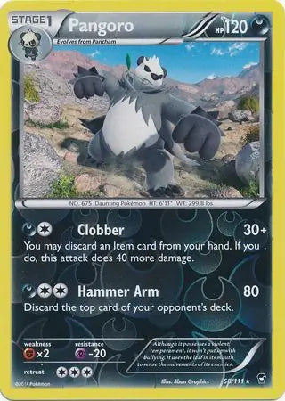 Pangoro 68/111 (XY - Furious Fists)  - Reverse Holofoil | Good Games Adelaide SA
