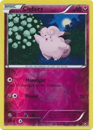 Clefairy 69 69/111 (XY - Furious Fists)  - Reverse Holofoil | Good Games Adelaide SA