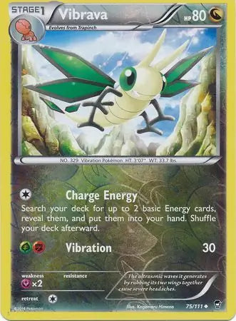Vibrava 75/111 (XY - Furious Fists)  - Reverse Holofoil | Good Games Adelaide SA