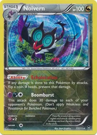 Noivern 77/111 (XY - Furious Fists)  - Reverse Holofoil | Good Games Adelaide SA