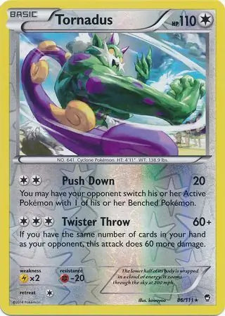 Tornadus 86/111 (XY - Furious Fists)  - Reverse Holofoil | Good Games Adelaide SA