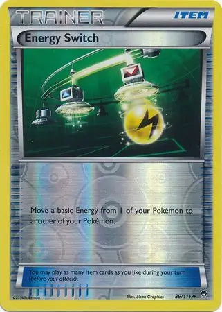 Energy Switch 89/111 (XY - Furious Fists)  - Reverse Holofoil | Good Games Adelaide SA