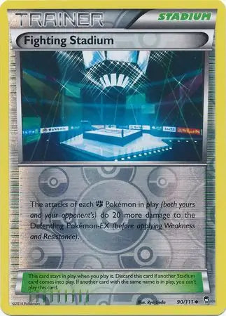 Fighting Stadium 90/111 (XY - Furious Fists)  - Reverse Holofoil | Good Games Adelaide SA