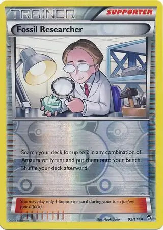 Fossil Researcher 92/111 (XY - Furious Fists)  - Reverse Holofoil | Good Games Adelaide SA