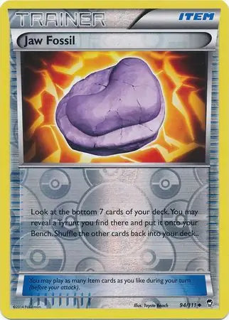 Jaw Fossil 94/111 (XY - Furious Fists)  - Reverse Holofoil | Good Games Adelaide SA