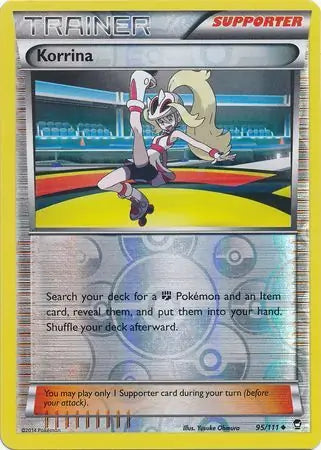 Korrina 95/111 (XY - Furious Fists)  - Reverse Holofoil | Good Games Adelaide SA