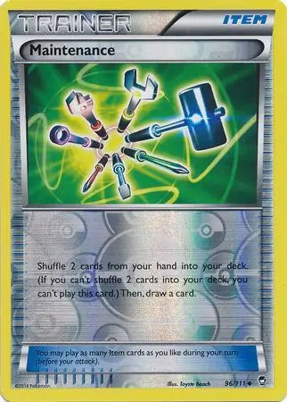 Maintenance 96/111 (XY - Furious Fists)  - Reverse Holofoil | Good Games Adelaide SA