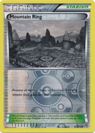 Mountain Ring 97/111 (XY - Furious Fists)  - Reverse Holofoil | Good Games Adelaide SA