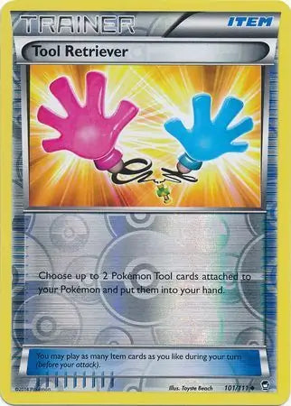 Tool Retriever 101/111 (XY - Furious Fists)  - Reverse Holofoil | Good Games Adelaide SA